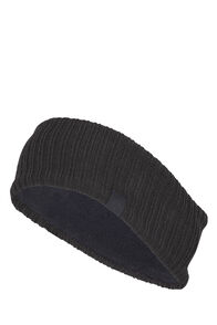 Macpac Merino Headband, Black, hi-res