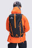 Macpac Pursuit AzTec&reg; 40L Alpine Backpack, Black/Red Orange, hi-res