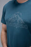 Macpac Men&rsquo;s Logo Merino 180 T-Shirt, Camp Teal, hi-res
