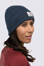 Macpac Merino Wool Heritage Beanie, Midnight Navy, hi-res