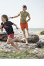 Macpac Kids' Winger Shorts, Pureed Pumpkin, hi-res