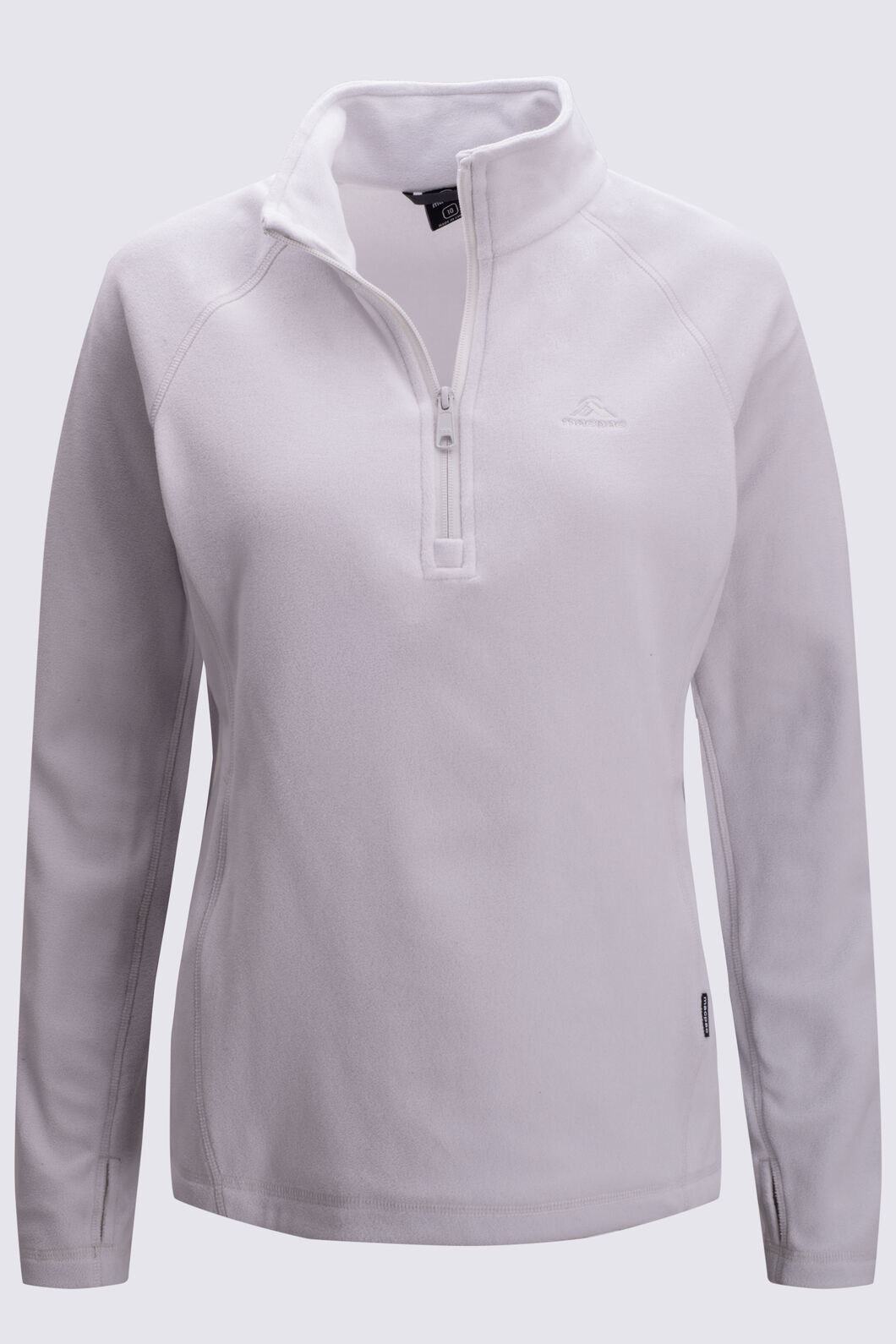 Macpac Women's Tui Fleece Pullover, Oyster Mushroom, hi-res