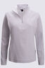 Macpac Women's Tui Fleece Pullover, Oyster Mushroom, hi-res