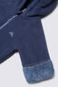 Macpac Baby Acorn Fleece Onesie, Navy, hi-res