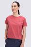 Macpac Women's Te Papakura O Taranaki NP Fairtrade Organic Cotton T-Shirt, Mineral Red, hi-res