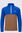 Macpac Kids' Ruru Fleece Pullover, Dazzling Blue/Toasted Coconut, hi-res