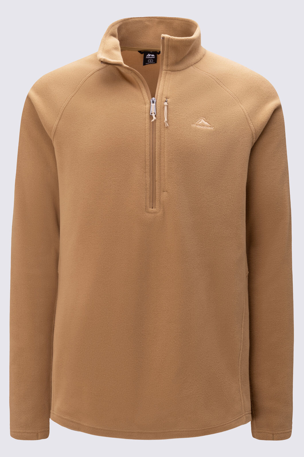 Macpac Men's Tui Fleece Pullover, Dull Gold, hi-res