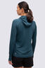 Macpac Women's Trail Long Sleeve Hooded T-Shirt, Deep Teal, hi-res