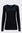 Macpac Women's 150 Merino V-Neck Top, Black, hi-res