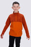 Macpac Kids' Tui Fleece Pullover, Rust/Picante, hi-res