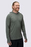 Macpac Men's Trail Long Sleeve Hooded Top, Agave, hi-res