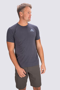 Macpac Men's Adventure Beyond T-Shirt, Asphalt, hi-res
