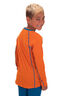 Macpac Kids' Geothermal Long Sleeve Top, Russet Orange, hi-res
