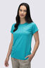 Macpac Women's Cass Short Sleeve T-Shirt, Lake Blue Marle, hi-res