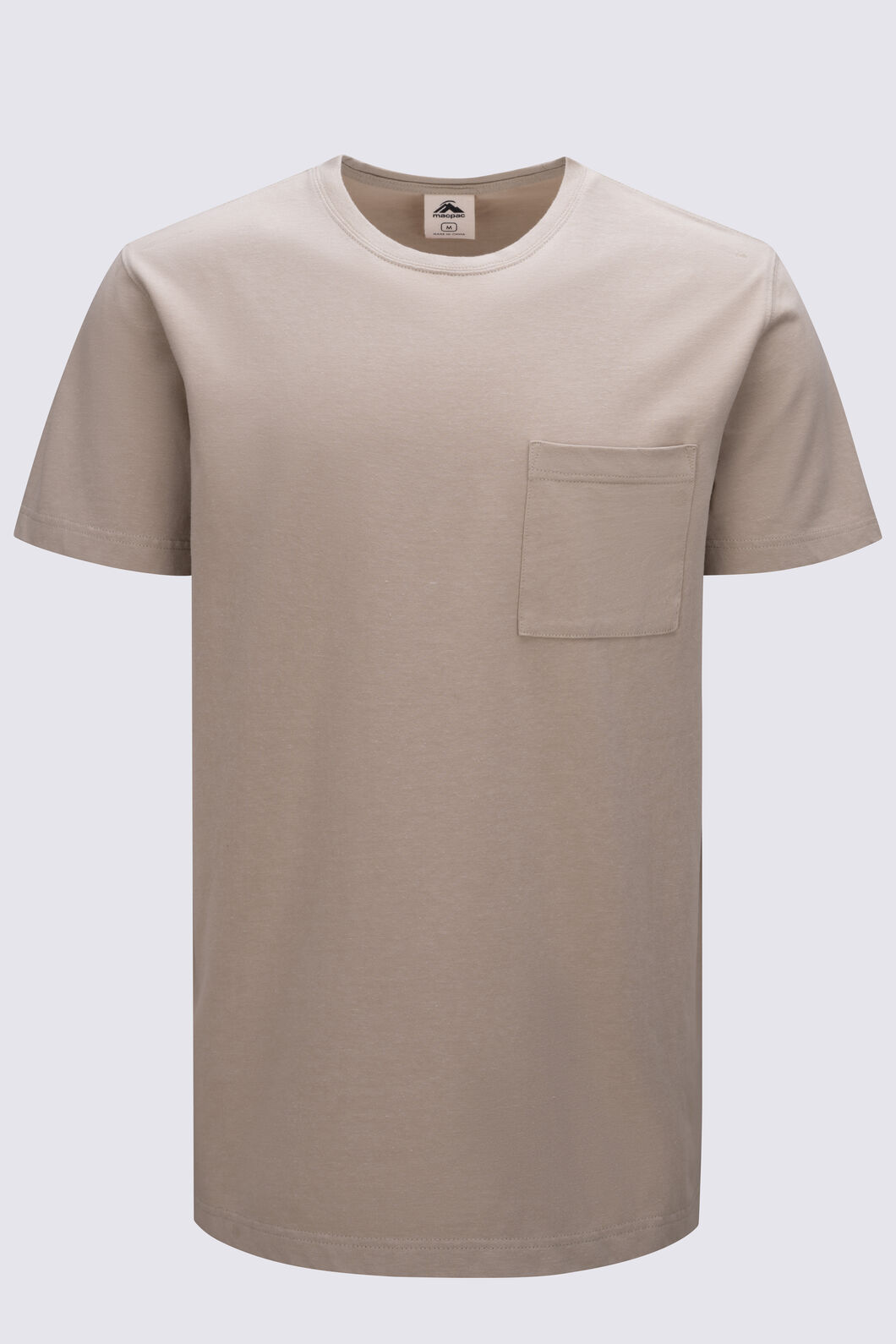 Macpac Men's Midweight T-Shirt, Sand, hi-res