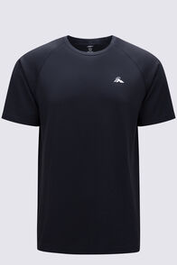 Macpac Men's Limitless Repreve®  Short Sleeve T-Shirt, Black, hi-res