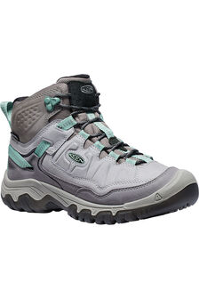 KEEN Women's Targhee IV Mid WP Hiking Boots, Alloy/Granite Green
