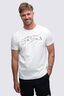 Macpac Men's Taylor Range Fairtrade Organic Cotton Short Sleeve T-Shirt, Bright White, hi-res