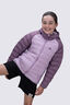 Macpac Kids' Uber Light Hooded Down Jacket, Grapeade/Fair Orchid, hi-res