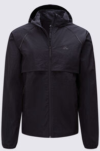 Macpac Men's Balfour Windbreaker, Black, hi-res