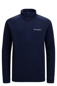 Macpac Kids' 280 Merino Pullover, Navy, hi-res