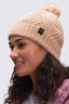 Macpac Criss Cross Pom Pom Beanie, Cuban Sand, hi-res