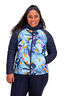 Macpac Women's Uber Light Hooded Down Jacket, Botanical Print, hi-res
