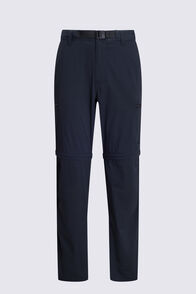 Macpac Men's Rockover Convertible Pants, Black, hi-res