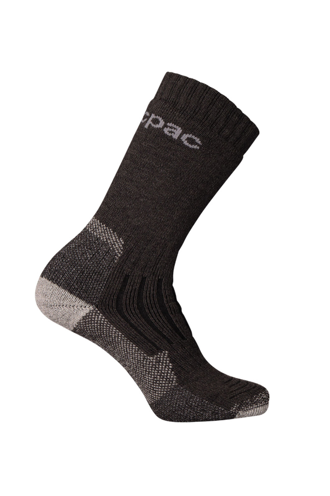 Macpac Expedition Alpine Sock, Charcoal, hi-res
