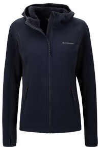 Macpac Women's Mountain Hooded Jacket, Navy/Monument, hi-res