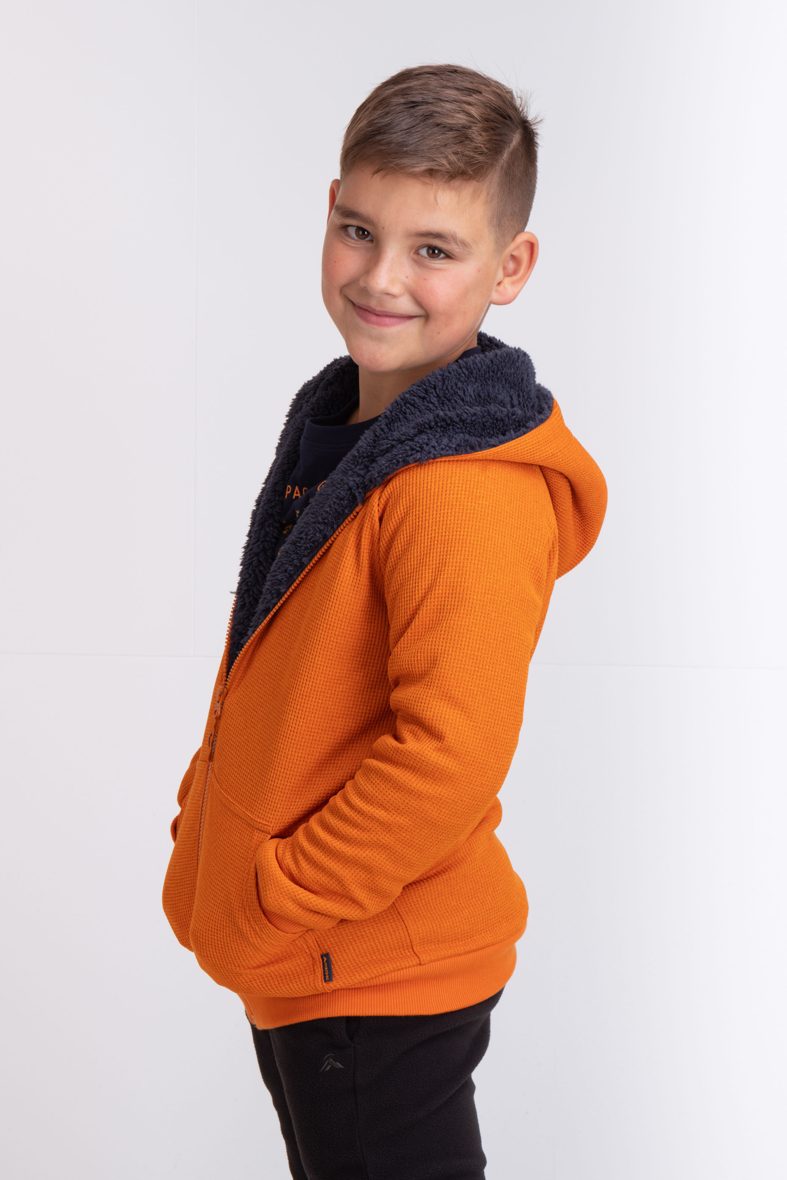 Macpac Kids Waffle Sherpa Jacket Macpac