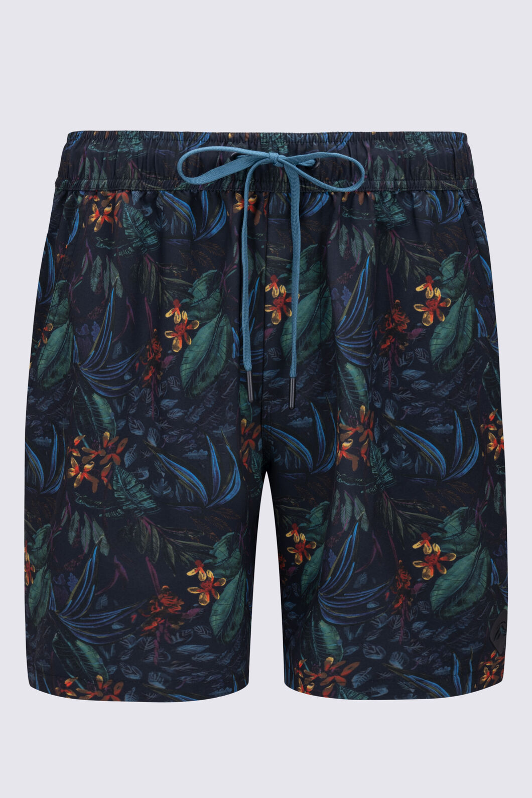 Macpac Men's Brighton 6" Boardshorts, Dark Botanical Print, hi-res