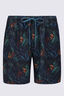 Macpac Men's Brighton 6" Boardshorts, Dark Botanical Print, hi-res