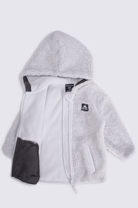Macpac Baby Acorn Fleece Jacket, Oyster Mushroom, hi-res