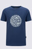 Macpac Kids&rsquo; Natural Journey T-Shirt, Insignia Blue, hi-res