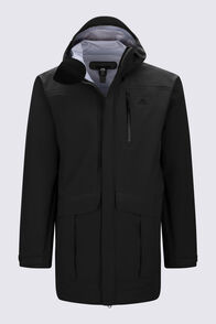 Macpac Men's Copland Raincoat, Black, hi-res