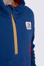 Macpac Kids' Heritage Fleece Pullover, Estate Blue/Emboldened, hi-res