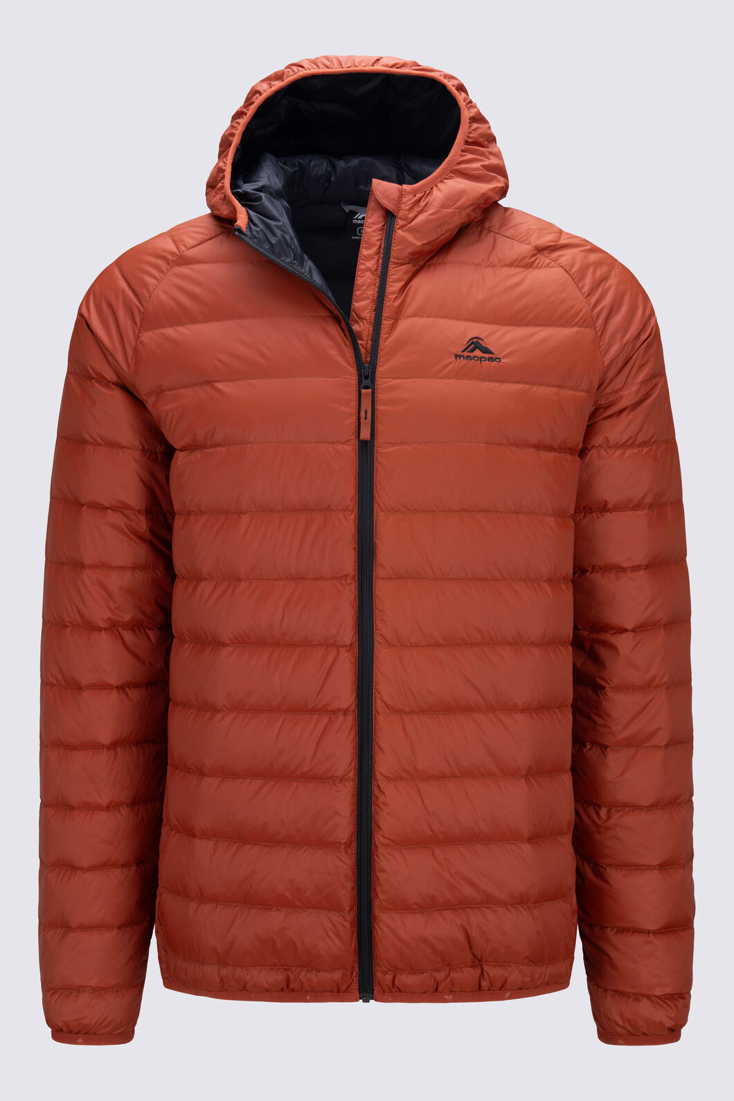 Macpac Men's Uber Light Hooded Down Jacket ♺, Picante, hi-res