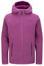 Macpac Kids' Mini Mountain Hooded Fleece Jacket, Amethyst, hi-res