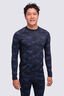 Macpac Men's Brunner Base Layer Long Sleeve Top, Naval Academy, hi-res