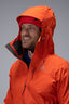 Macpac Men's Lightweight Prophet Rain Jacket, Tangerine Tango, hi-res