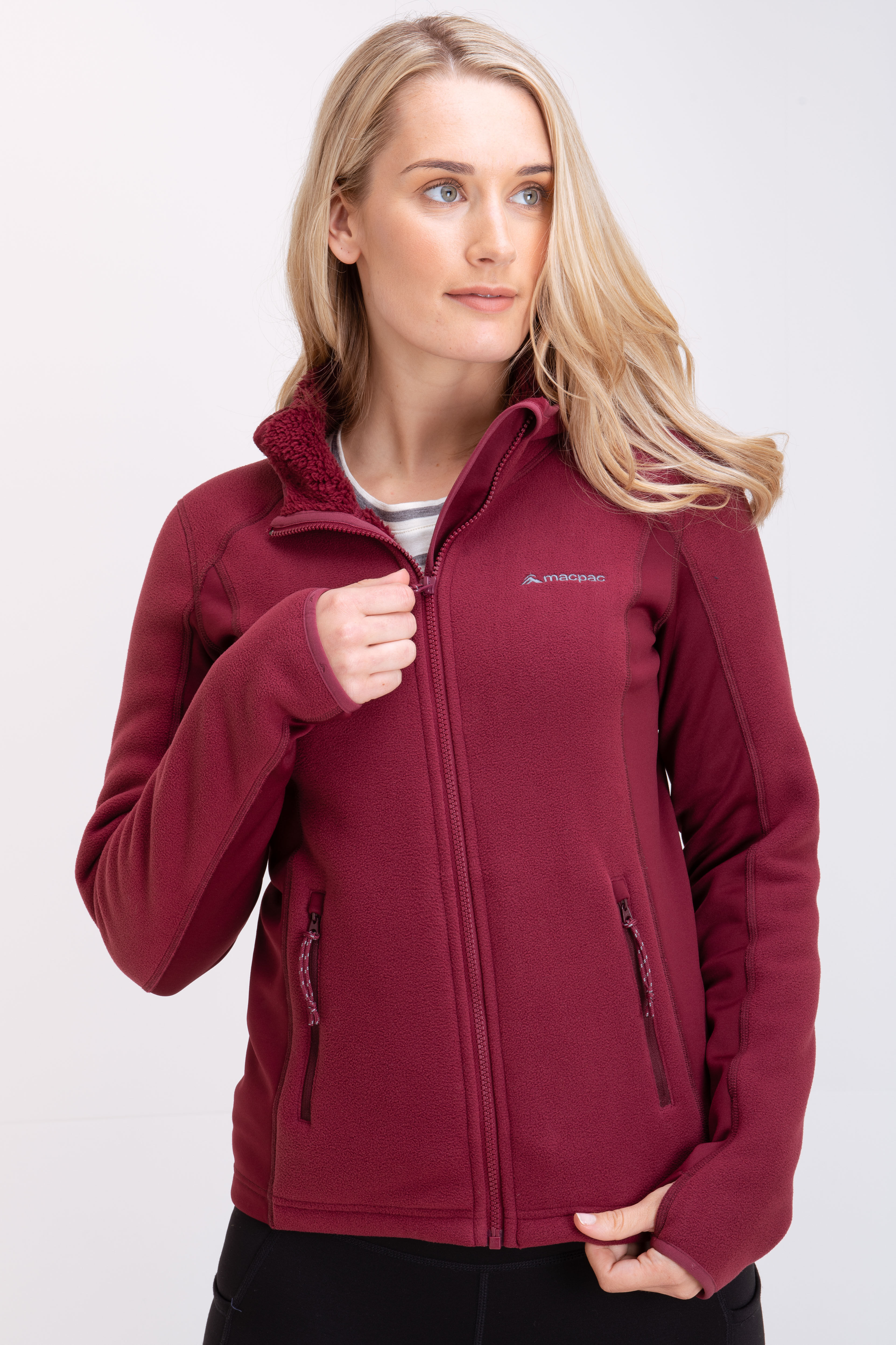 Macpac Women s Mountain Hooded Fleece Jacket Macpac