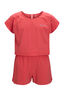 Macpac Kids' Mica Playsuit, Spiced Coral, hi-res