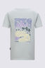 Macpac Kids&rsquo; Summer Mountain T-Shirt, Surf Spray, hi-res