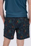Macpac Men's Brighton 6" Boardshorts, Dark Botanical Print, hi-res