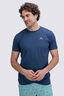 Macpac Men's Paparoa NP Fairtrade Organic Cotton T-Shirt, Insignia Blue, hi-res
