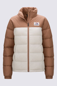 Macpac Women's Halo Down Jacket ♺, Mocha Mousse/Moonbeam, hi-res
