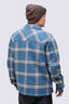 Macpac Men's Alma Fleece Lined Shirt, Vintage Indigo Check, hi-res