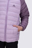 Macpac Kids' Uber Light Hooded Down Jacket, Grapeade/Fair Orchid, hi-res