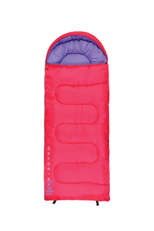 Wanderer Kids' MiniFlame Hooded Sleeping Bag 0, None, view 1
